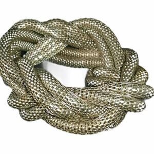 Vintage Knot Stretch Bracelet Gold Silver
